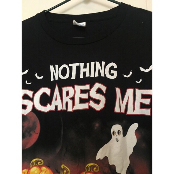 Port & Company Adult T-Shirt I'M A ER NURSE NOTHING SCARES ME Halloween Size 2XL - Picture 2 of 6